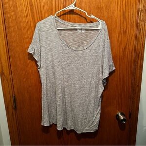 Maurices stripe ruffle sleeve tee